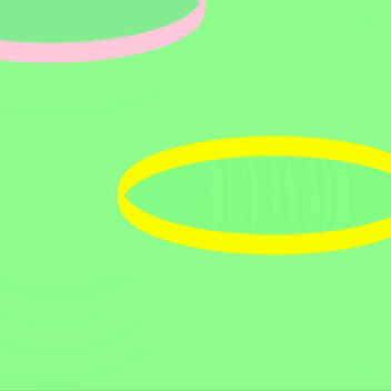 For this sketch I returned both of the elispes to their original values and just changed the colours of the background and stroke.